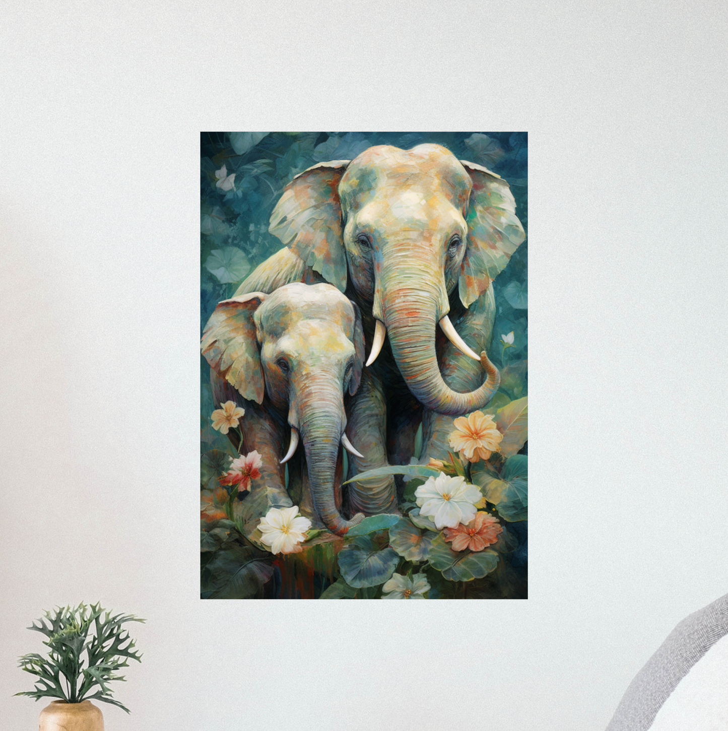 Mama y bebe elefante 2