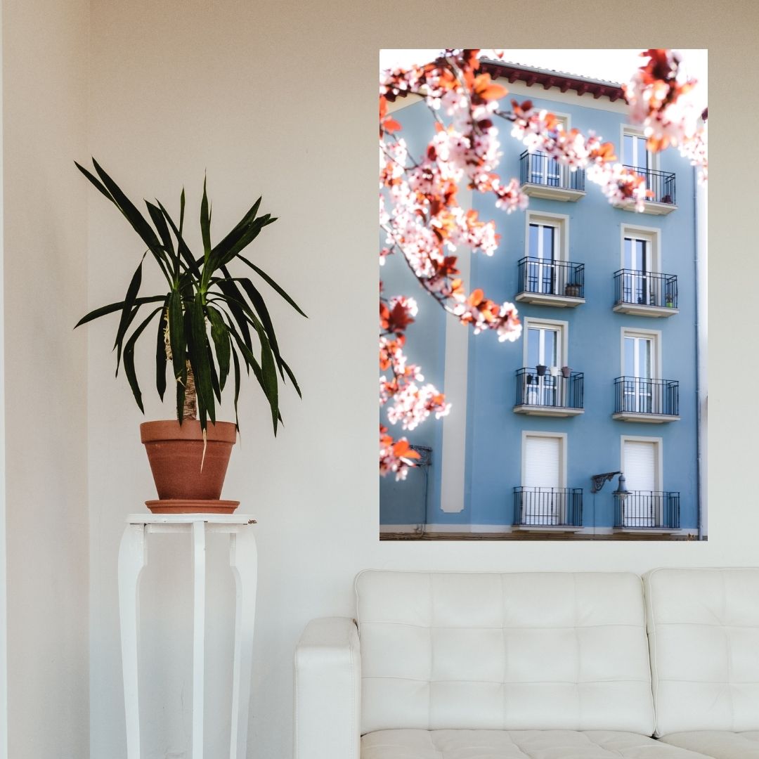 A través de las flores