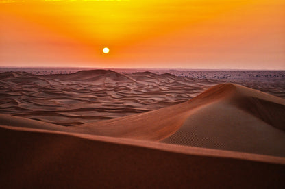Atardecer en el Desierto del Sahara