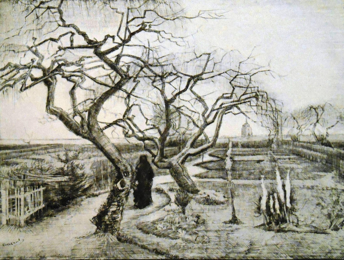 El Jardín de la Casa Parroquial - Vincent van Gogh