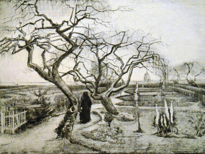 El Jardín de la Casa Parroquial - Vincent van Gogh