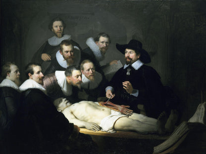 La Lección de Anatomía del Doctor Tulp, Rembrandt Harmenszoon van Rijn