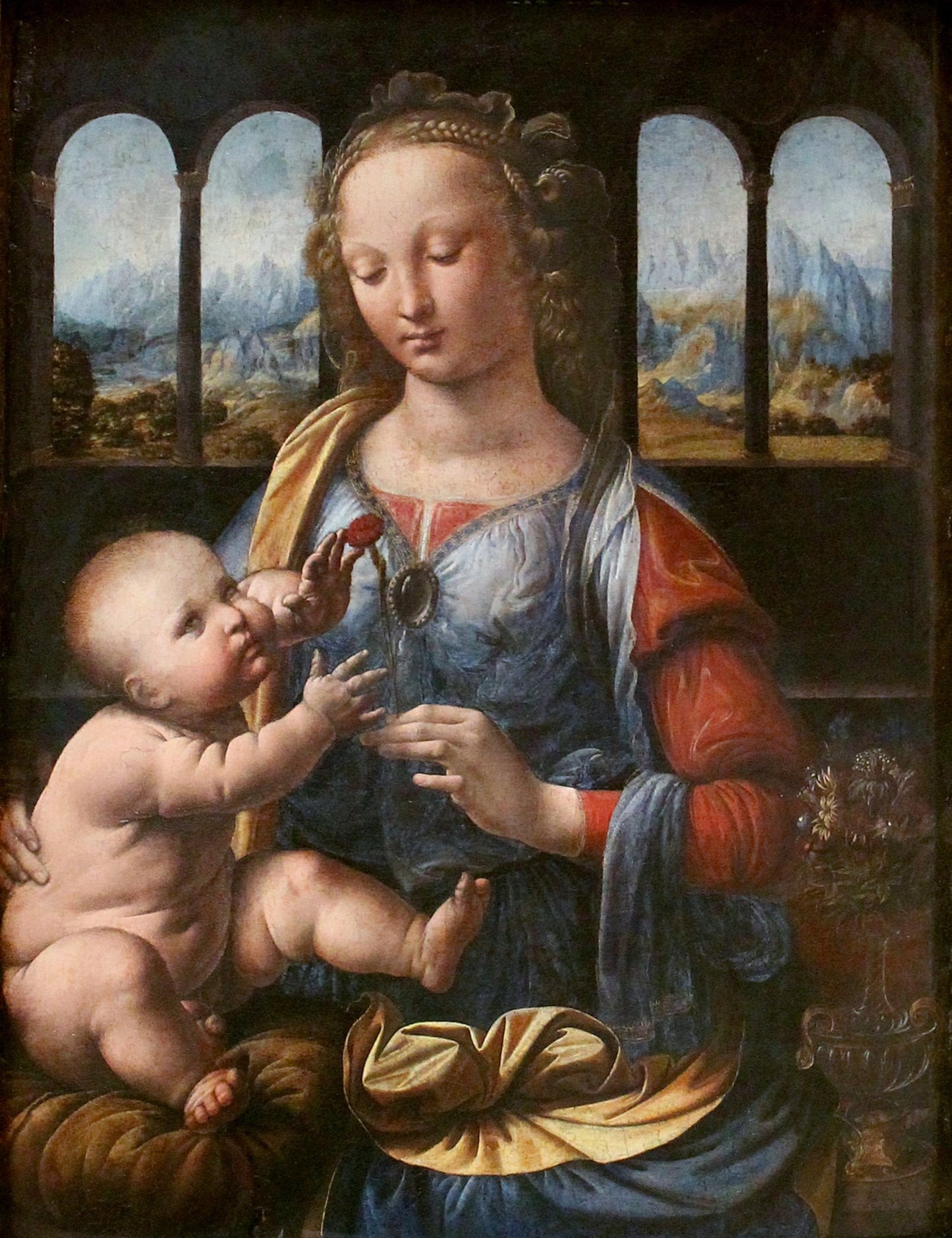 Virgen del Clavel - Leonardo da Vinci